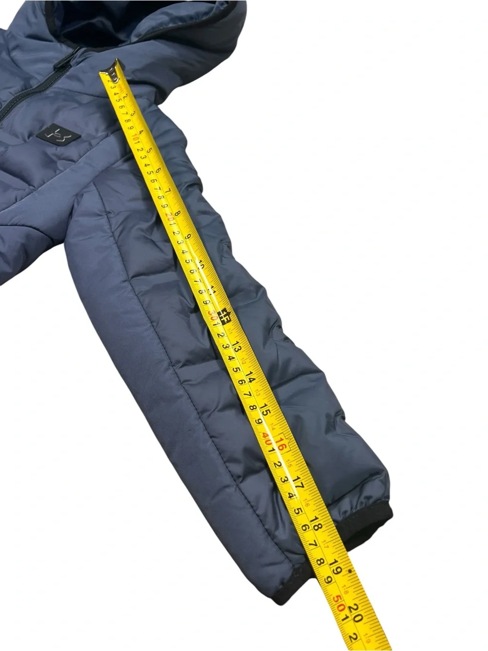 Under Armour UA Puffer Coat Boys 6 blue Winter Jacket quilted full zip hood NWT